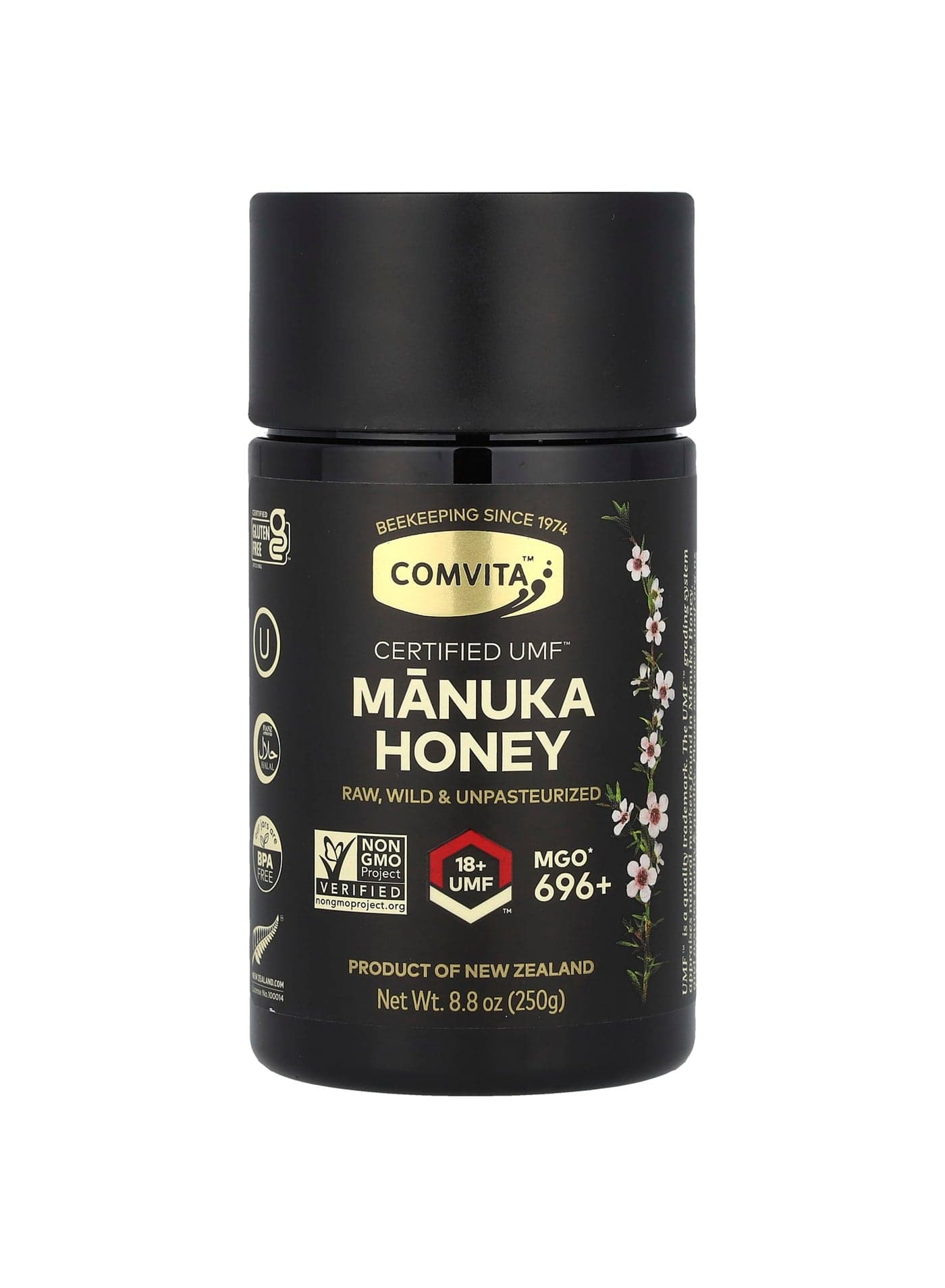 Manuka Honey, UMF 18+, MGO 696+, 8.8 oz (250 g)