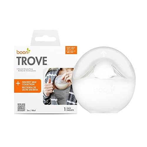 Boon Trove Silicone Manual Breast Pump Passive Milk Collector Hands Free Breast Pump for Nursing Breastfeeding Essentials 1 Count