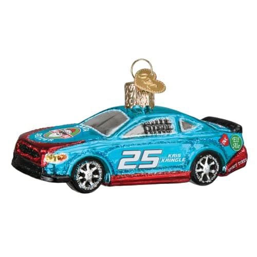 Old World Christmas Racing Sports Car Glass Blown Ornament for Christmas Tree