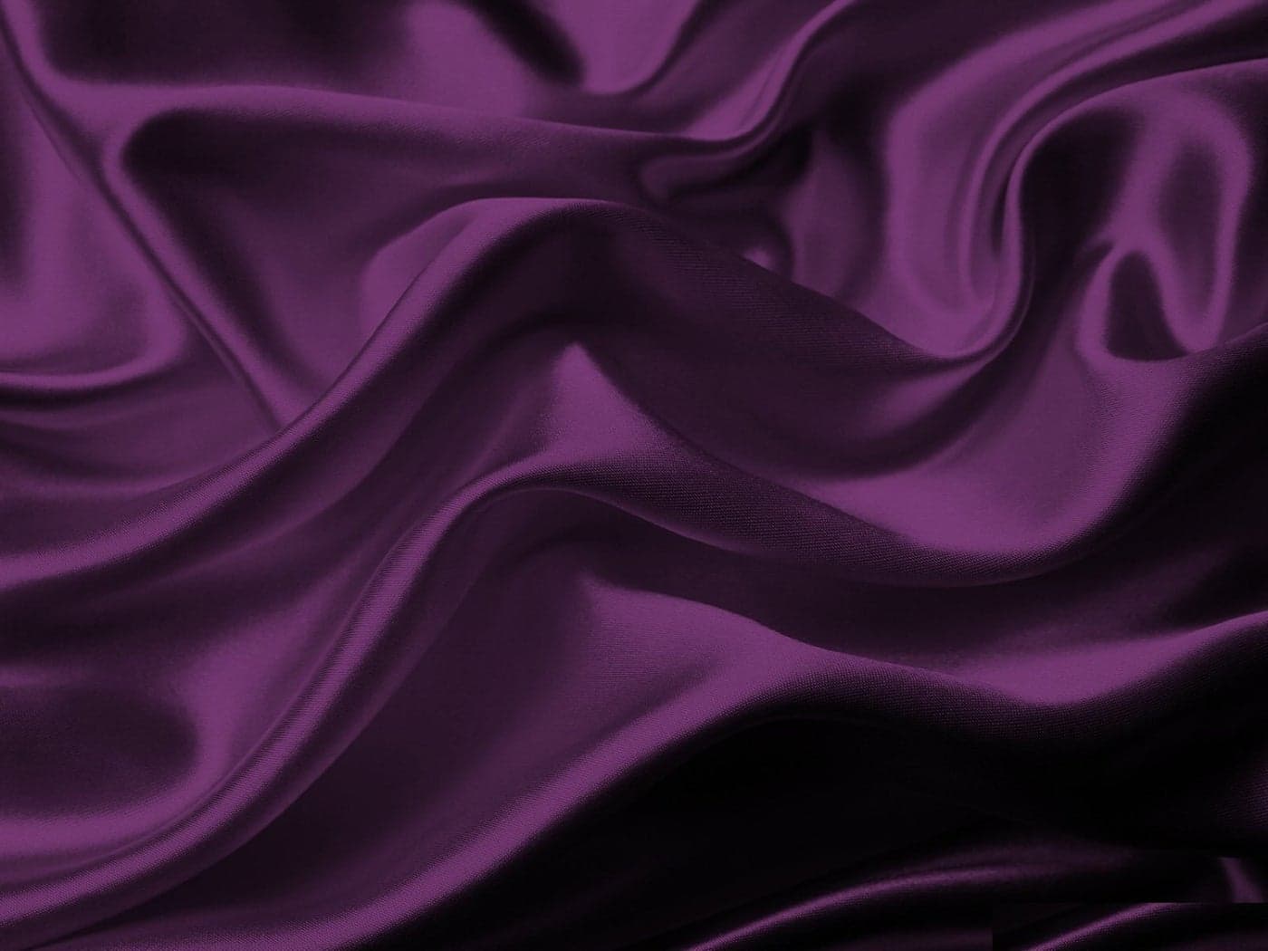 Mk Collection 4pc Soft Silky Satin Solid Color Deep Pocket Sheet Set (Purple, Full)