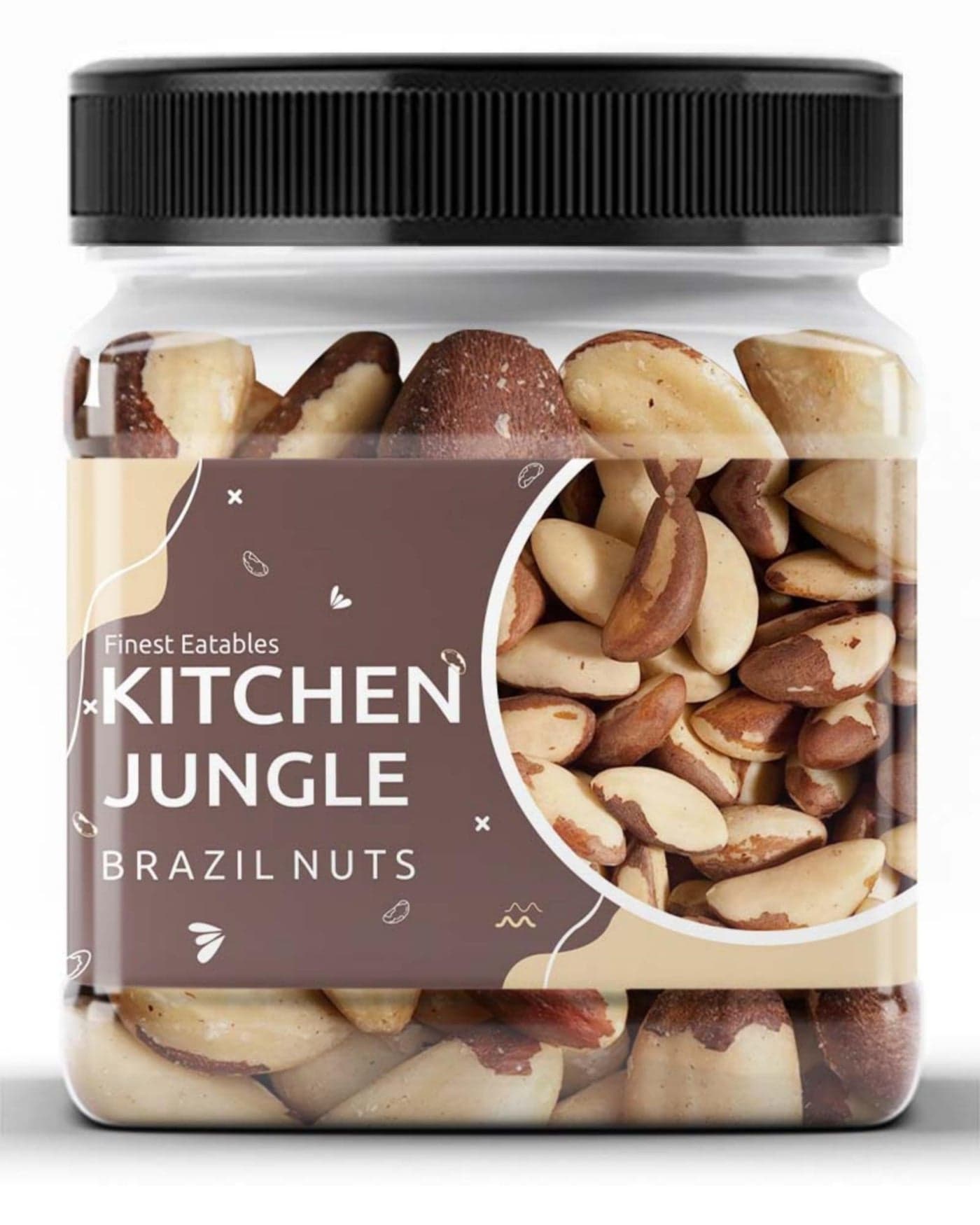 Kitchen Jungle Whole Brazil Nuts(250Gm Jar)