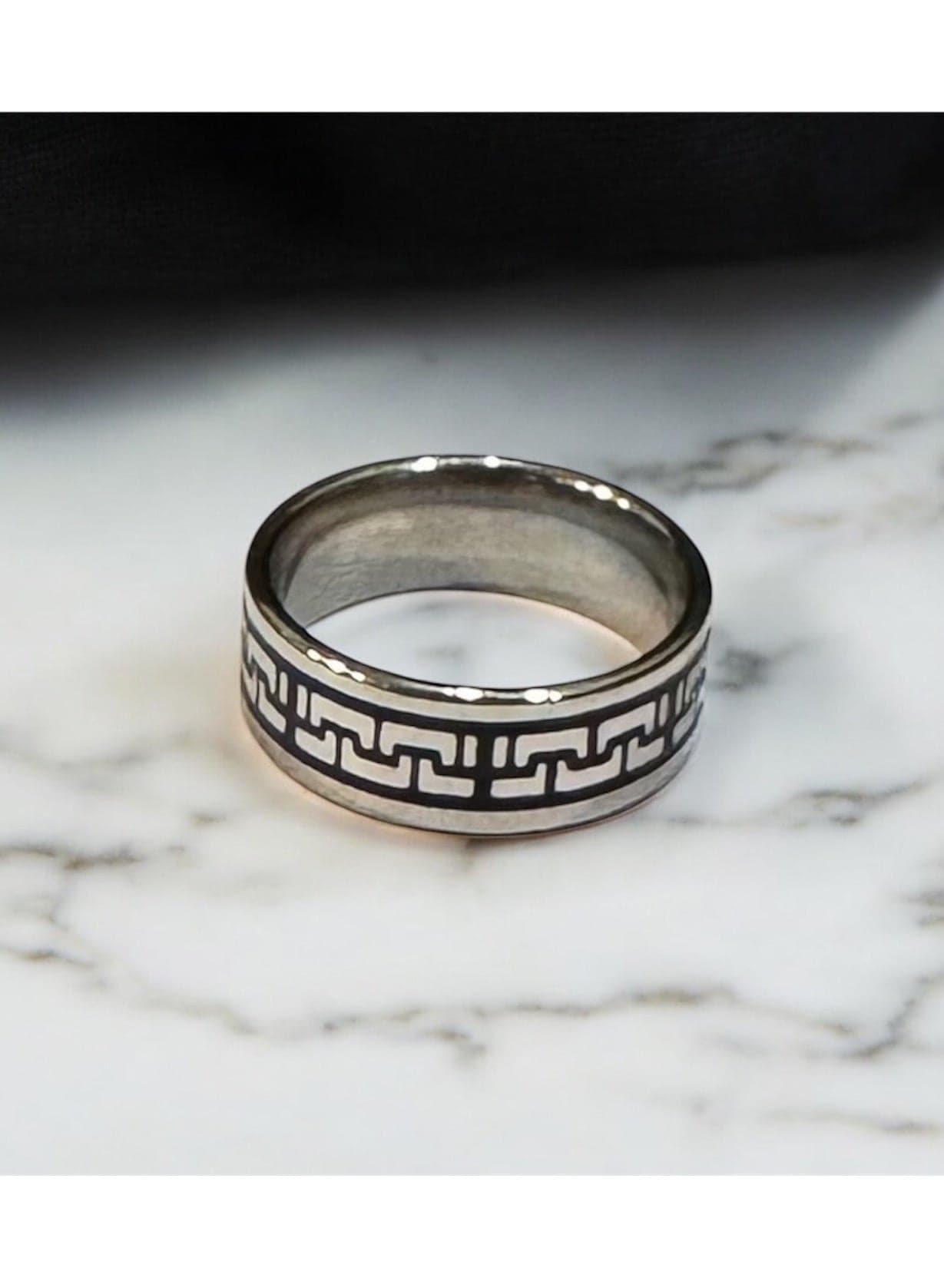 Titanium Steel Ring For Men Size 8