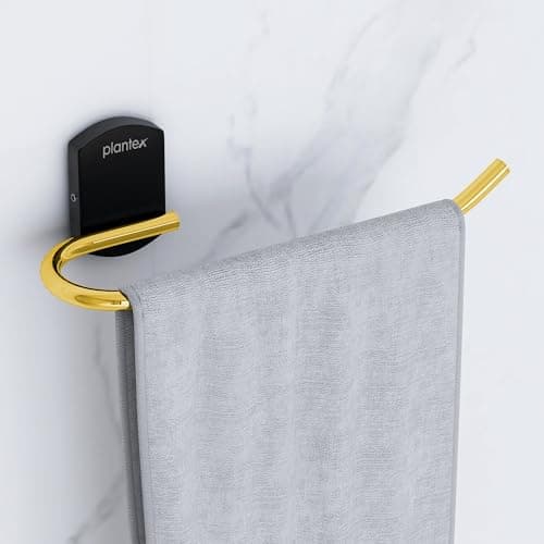 Plantex 304 Grade Stainless Steel Napkin Holder for washbasin (Gold & Black)