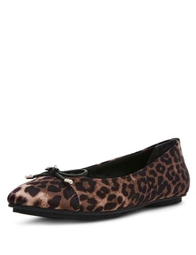 Anne Klein Womens Ballet Flat Luci Leopard 10