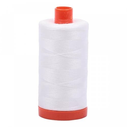 Aurifil 50wt Cotton 1,422yd-Natural White