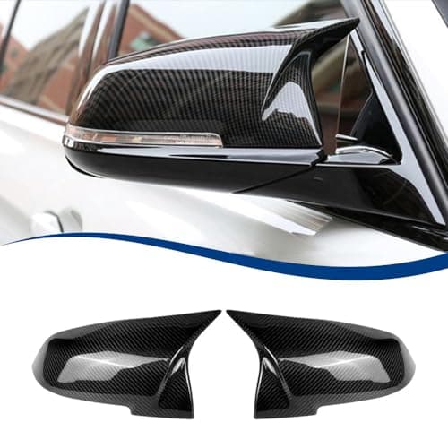 XPHAZZ Real Carbon Fiber Side Mirror Cover Compatible with 3-Series F30 F31 F34 / 4-Series F32 F33 F36 / 2-Series F22 F23 / 1 Series F20 X1 E84 M2 F87 (Real Carbon Fiber, F22 F30 F32 F36)