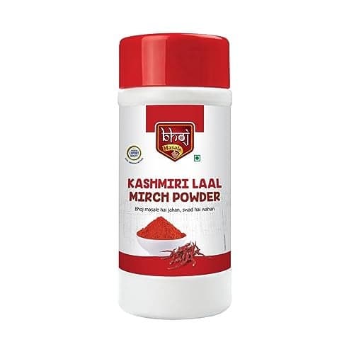 Bhoj Masale Kashmiri Lal Mirch Powder Net 450gm (Gross 500gm) |Kashmiri Red Chilli Powder For Daily Cooking | Absolute Purity | No artificial colors And Preservatives