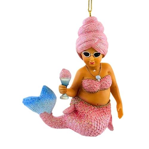 December Diamonds Mermaid Hanging Ornament Cotton Candy