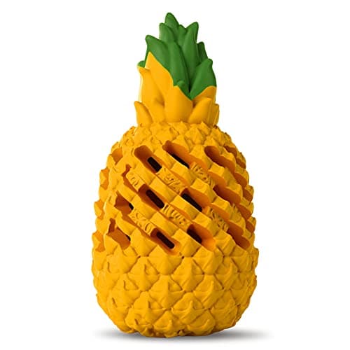 LPHSNR Pineapple Dog Toys for Large Dogs Puppy Dog Chew Toys for Small Medium Dogs to Keep Them Busy Interactive Dog Toys Tough Dog Puzzle Toys Treat Dispensing Durable Dog Dental Chew