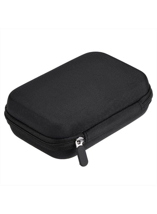 Hard Shell Essential Oil Carrying Case Holds 12 Bottles (Can hold 5ml, 10ml, &10ml Rollers) Travel Size Essential Oils Bag Organizer (Black)