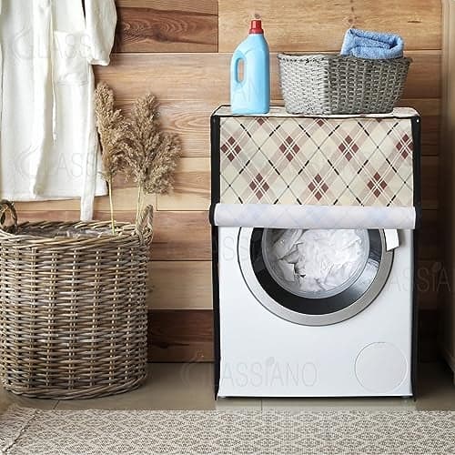 Glassiano Washing Machine Cover for IFB Senorita Aqua SX Fully Automatic Front Load for Samsung/IFB/LG/Godrej/ 6 kg, 6.2 Kg, 6.5 Kg, 7 Kg