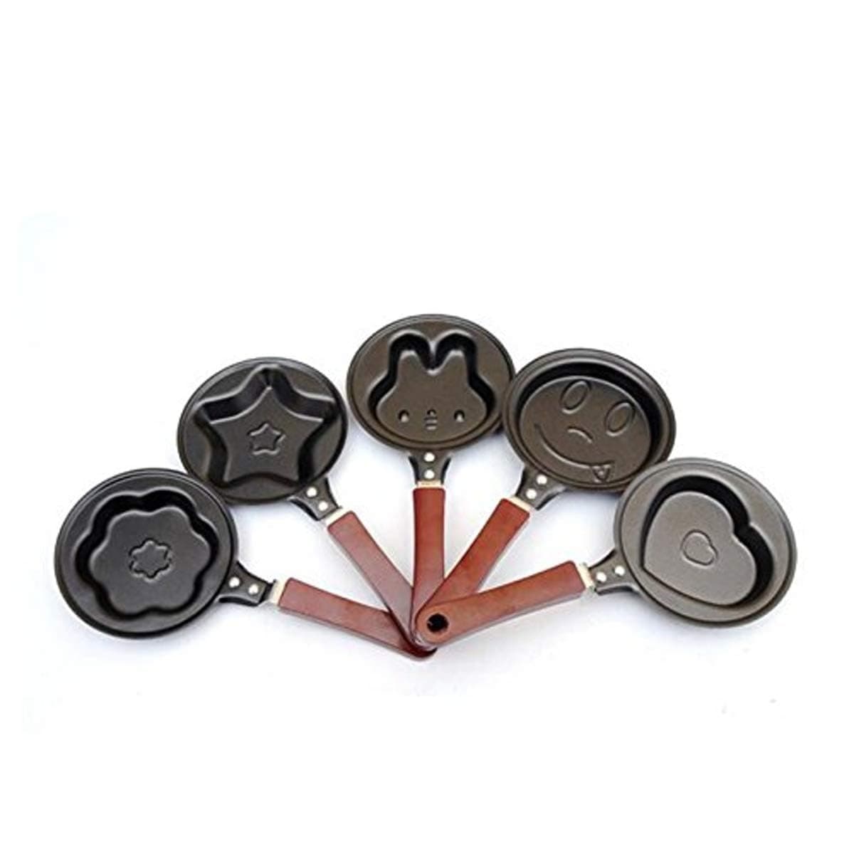 Cyrox Non Stick Mini Snacks MakerMulti Shape Uttapam PanPancake PanSmall Frying PanEgg omelettes pan for Kids Breakfast 1Pcs