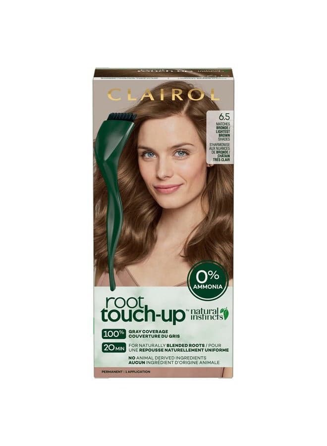Root Touch-Up by Natural Instincts Permanent Hair Dye, 6.5 Bronde Hair Color, Pack of 1