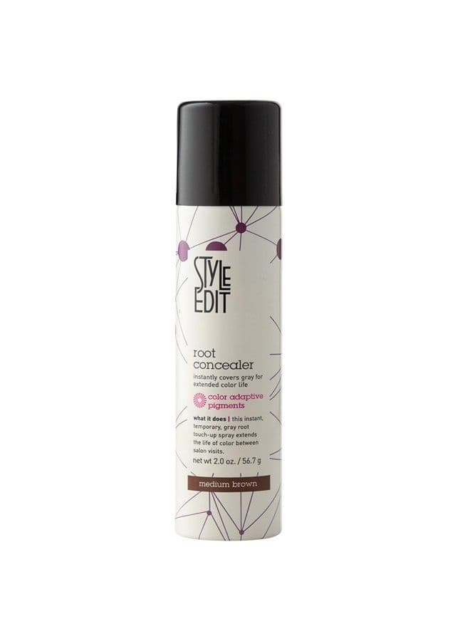 Medium Brown Root Concealer - Root Touch Up Spray For Medium Brown Hair Color - Temporary Hair Color Spray Instantly Covers Grey Hair, Pack of 1