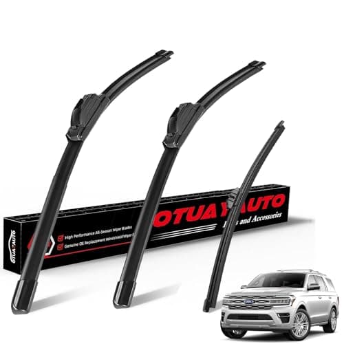 OTUAYAUTO Premium Windshield Wiper Blades - Replacement for Ford Expedition 2018-2023 - Precision Fit, All-Weather Performance, Front and Rear Wiper Blades, J/U Hook - 22"+22"+11" (Pack of 3)