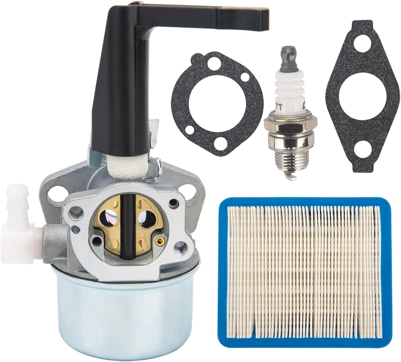 CMOOD 696065 Carburetor Kit for Briggs & Stratton Engines with Gaskets and Air Filter