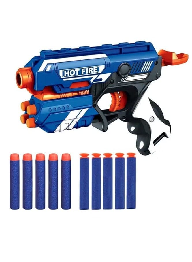 Foam Blaster Gun Toy With 10 Bullets
