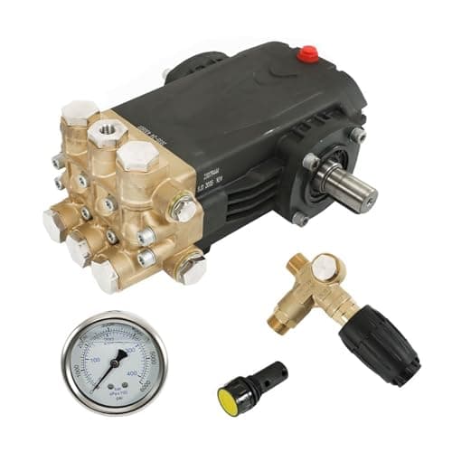 TINVHY General Pump TS2021 Pressure Washer Pump 5.6 GPM 3500 PSI 24mm Solid Shaft
