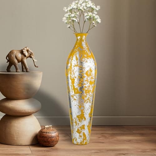 SPARKLE STORE 24 inches Metal Flower Vase for Home Decor Office Living Room Corner Decoration