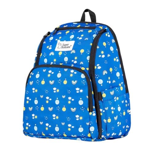 superbottoms Multipurpose Diaper Bag (Dreamy Day), Diaper Bags for Mothers, Spacious Baby Bag, Insulation for Baby Bottles, Semi-waterproof, Easy Storage & Travel Bag, Maternity Backpack