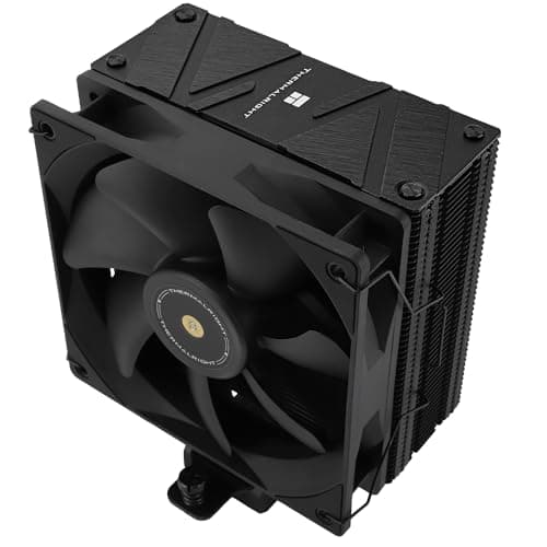 Thermalright Assassin Spirit 120 EVO Dark CPU Air Cooler,1850RPM Speed,4 Heat Pipes, 120mm PWM Quiet Fan CPU Cooler with S-FDB Bearing, for AMD AM4 AM5/Intel 1700/1150/1151/1200, PC Cooling