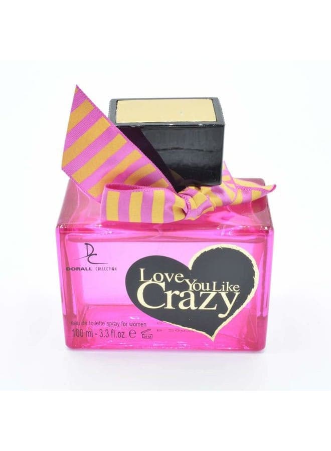 Love You Like Crazy Eau De Toilette For Women – 100ml, Long Lasting Spicy & Musk Fragrance – Everyday Fresh Perfume