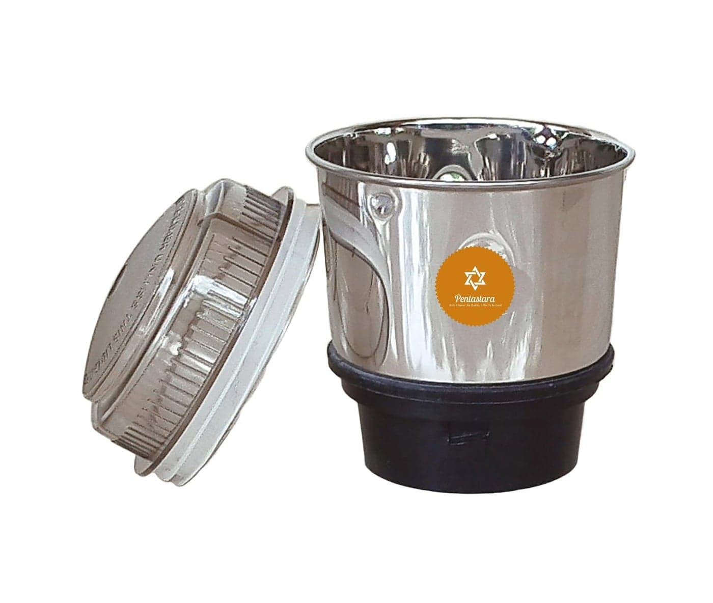 PENTASTARA®- "Chutney jar"(Heavy) Fits-"Bajaj, PREETHII, MORPHY Richards, SUMEET, GANGA, Orient, USHA, Crompton, Life Long, JAIPAN, Cello" Mixer Grinders (400ml Capacity)