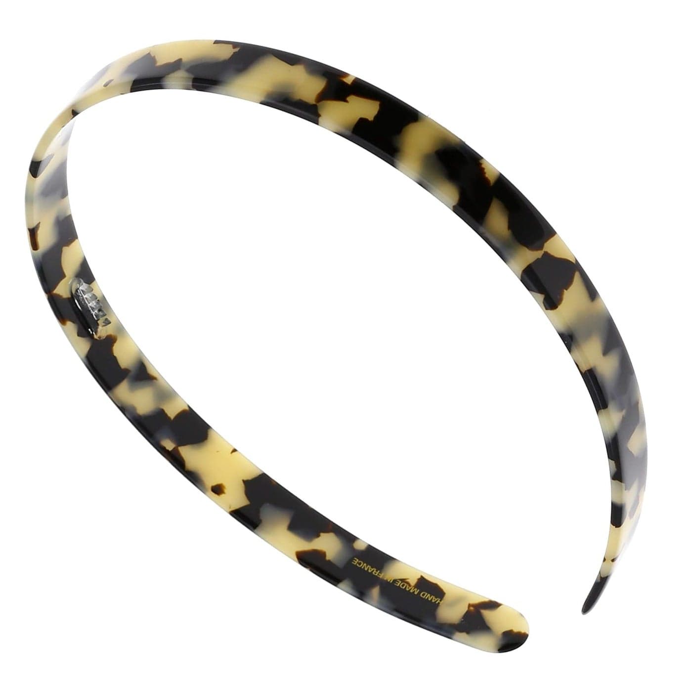 Camila Paris CP2002 French Headband for Women Handmade Flow Strong Hold Grip Womens Hair Band Ligth and Very Flexible No Slip and Durable Styling Girls Hair Accessories Made in France