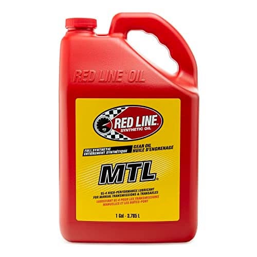 Red Line 50205 SAE 75W80 API GL-4 Manual Transmission and Transaxle Lubricant (MTL) Car Gear Oil - 1 Gallon