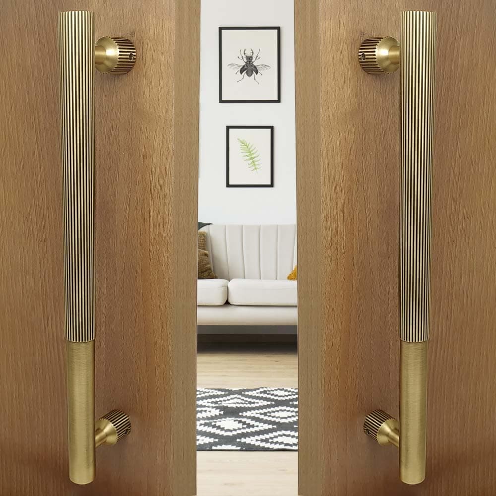 VOLO Antique Finish Door Handle for Main Doors PullPush Handle for Wooden and Glass Doors in Home Hotel Office Model SAM37 2 450MM