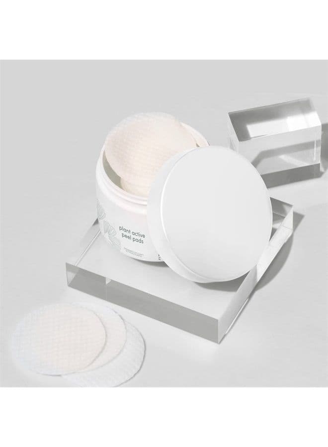 Fitglow Beauty - Natural Plant Active Peel Pads | Vegan, Woman-Owned Clean Beauty (50 Pads)