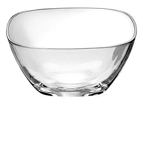 Barski - European Glass - Small Fruit/Nut/Dessert Bowl - 4" Square - Set of 6 - Made in Europe