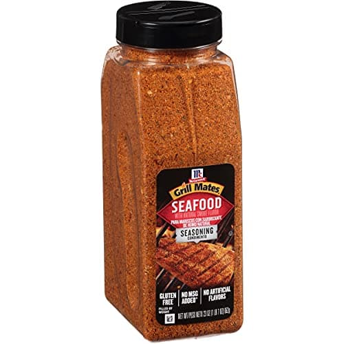 McCormick Grill Mates Seafood Seasoning 23 oz One 23 Ounce Container of Fish Seasoning Enhancing Flavor of Seafood Beef Poultry Vegetable Dishes and More