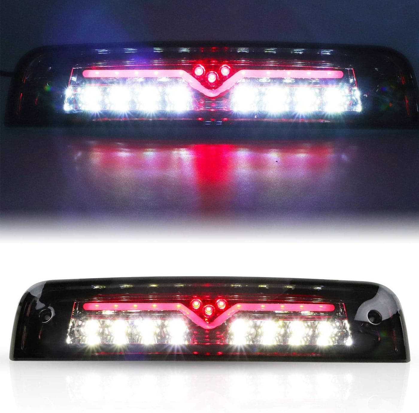 Tresound LED High Mount Third Brake Light for 2009-2018 Dodge Ram 1500 2500 3500 (Smoked)