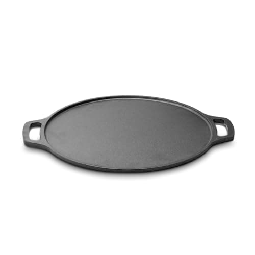 VAYA HauteChef Cast Iron Dosa Tawa, 30 cm, Pre-Seasoned & Naturally Non-Stick, 100% Pure & Toxin-Free, for Induction, Gas, All Stovetops, Heavy Duty for Dosa, Uttapam, Pesarattu, Cheela and More