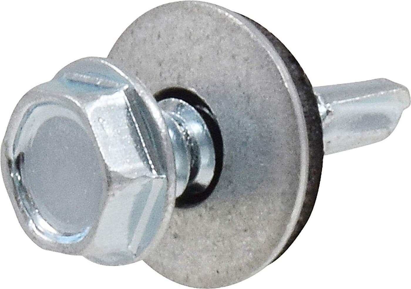 Hillman 561044 12-14 X 2-Inch Washer Head Neoprene Washer Self Drilling Roofing Screws, 100-Pack