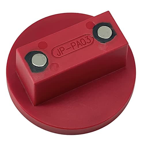 Potauto Nylon PA6 Magnetic Jack Pad Jacking Puck Adapter Support Compatible with Mercedes Benz Vehicles 2000-Present (Qty 1, Red)