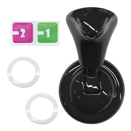 YoRise Car Push Start Button Cover Metal Engine Start Stop Button Cover Cool Car Ignition Buttons Rocker Covers Universal Vehicle Interior Decoration Accessories for Cars Black
