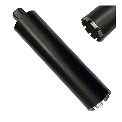 4" High Performance Wet Core Bit for Hard/Reinforced Concrete, 10mm Segment Height, 14" Drilling Depth, Wet Only, 1-1/4"-7 Arbor