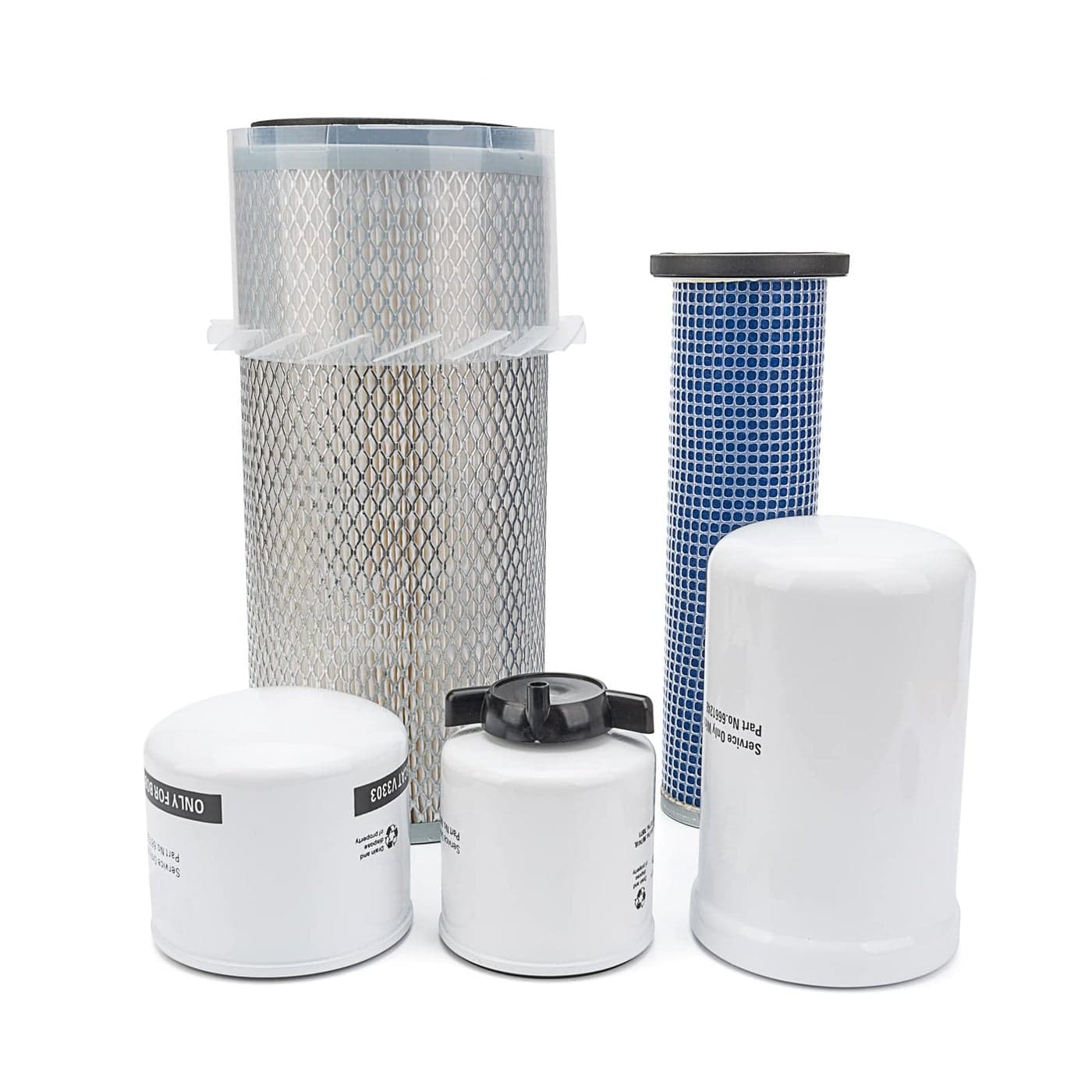 Air Filter Oil Filter Skid Steer Filters kit Replace 6598362 6598492 6675517 6667352 6661248 Fit for Bobcat 743 751 751G 753 763 773 7753 763G 773G S130 S150 S160 S175 S185 S205 T140 T180 T190