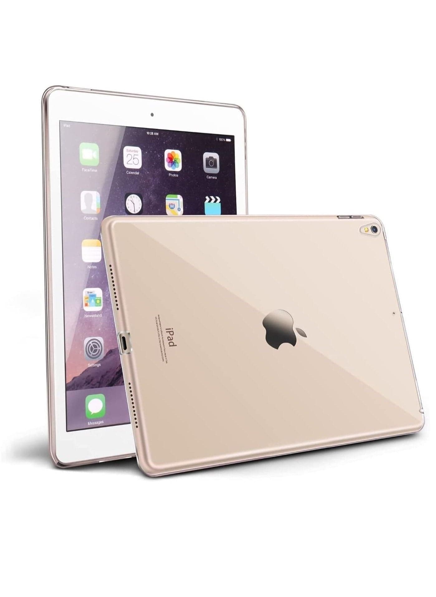 iPad Pro 10.5'' 2017 iPad Air3 3rd Gen 10.5" 2019 Clear Case Support Apple Pencil Charging Slim Lightweight Soft TPU Silicone Protective Cover