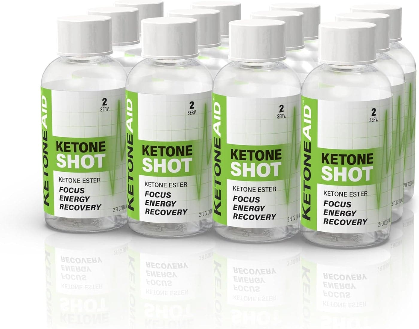 KetoneAid Ketone Shot Ketone Ester Energy No Sugar No Caffeine 12 Count