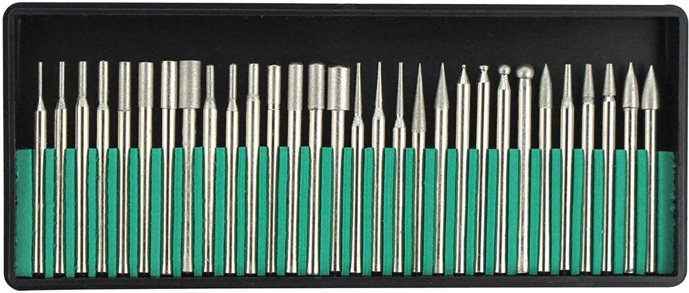 DIY Crafts Design No # 1, Pack Of 1 Set, Diamond Burr Bits, Diamond Burr Bits Drill Kit for Engraving Carvin (Design No # 1, Pack Of 1 Set)