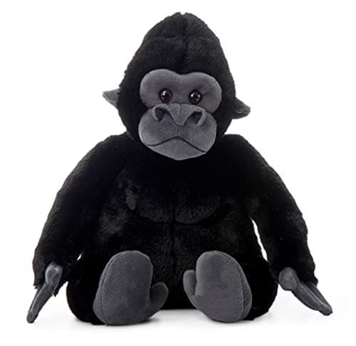 The Petting Zoo Gorilla Stuffed Animal Gifts for Kids Wild Onez Zoo Animals Gorilla Plush Toy 12 inches