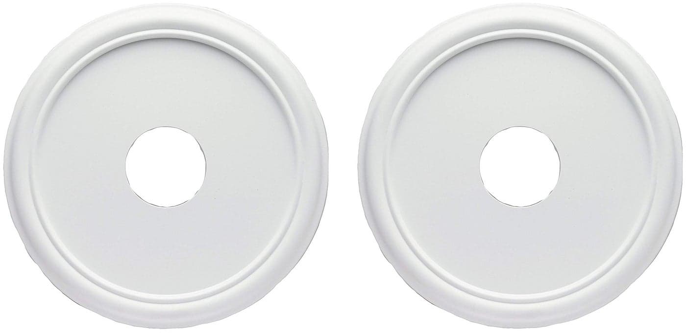 Westinghouse 16-Inch Smooth White Finish Ceiling Medallion (2 Pack)