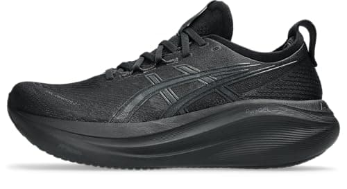 ASICS Men's Gel-Nimbus 27 Running Shoes, 11, Black/Graphite Grey