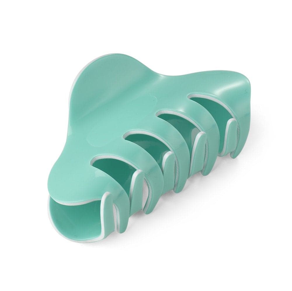 Liasun 33 Jelly Color Hair Claw ClipAcrylic Strong Holding Power Hair Clips Hairgrip for Women and Girls Hair Barrettes for Medium or Long Hair Green