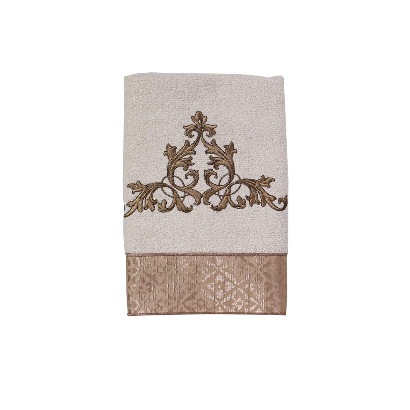 Avanti Linens Hand Towel Soft Absorbent Cotton Monaco Collection Ivory