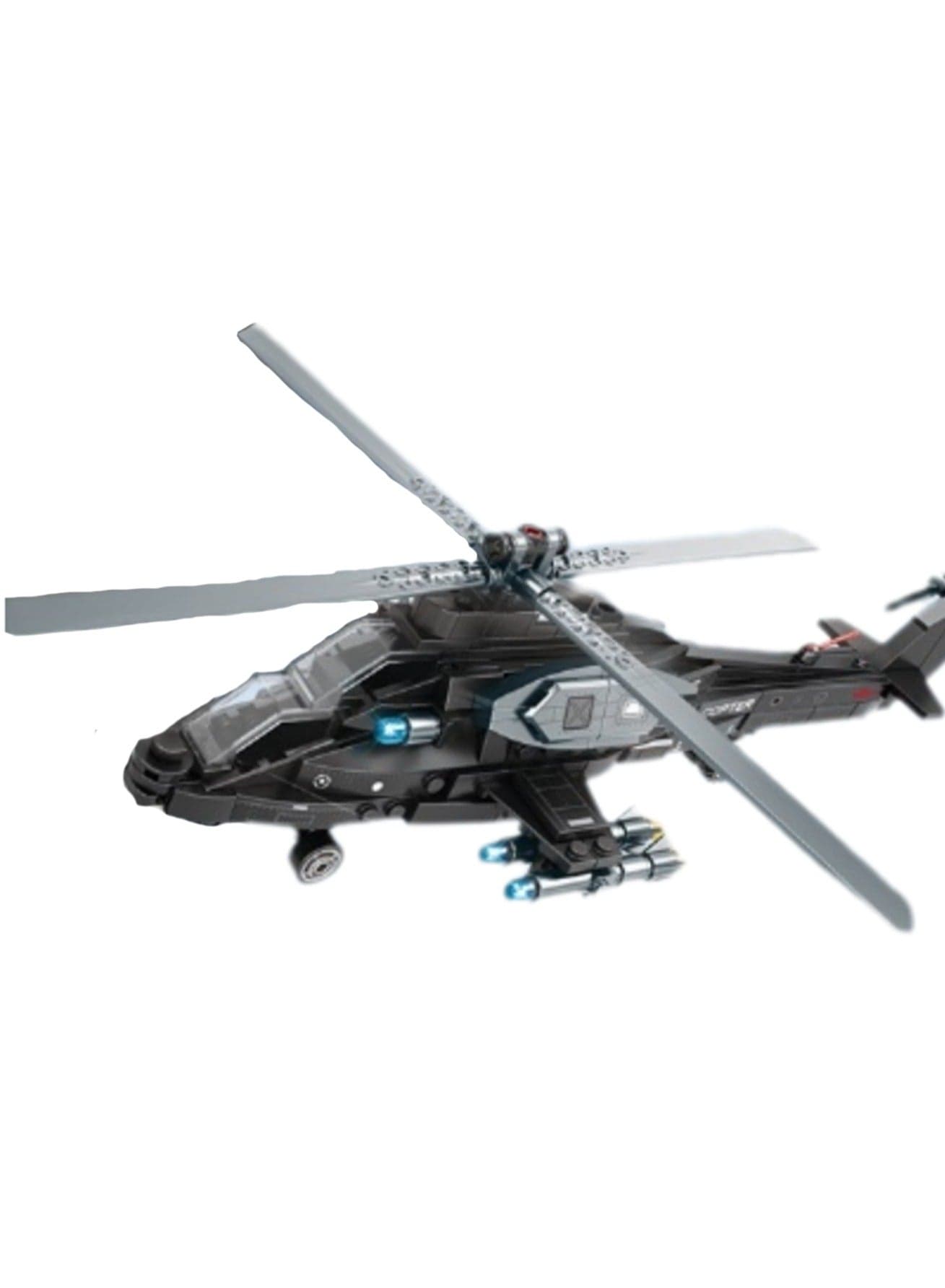 Gunship 300pcs Building Set Toys, Large Building Blocks Puzzle Assembly, Best Learning And Role-Playing, Suitable Gifts For Boys And Girls Over 6 Years Old