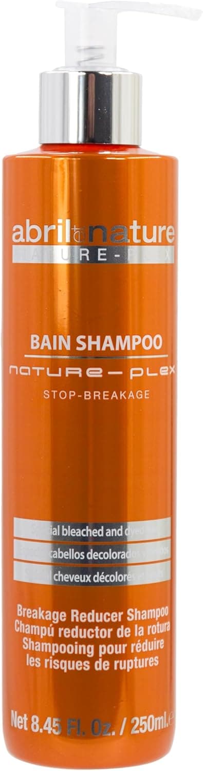 abril et nature Nature Plex STOP Breakage Preventive Protective and Repairing Shampoo For Highly Treated or Damaged Hair Professional Breakage Protection Treatment 250 ml